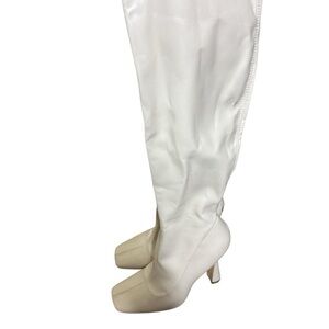 Forever 21 White Knee Boots